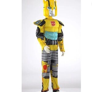 Yellow and Gray Robot Costume